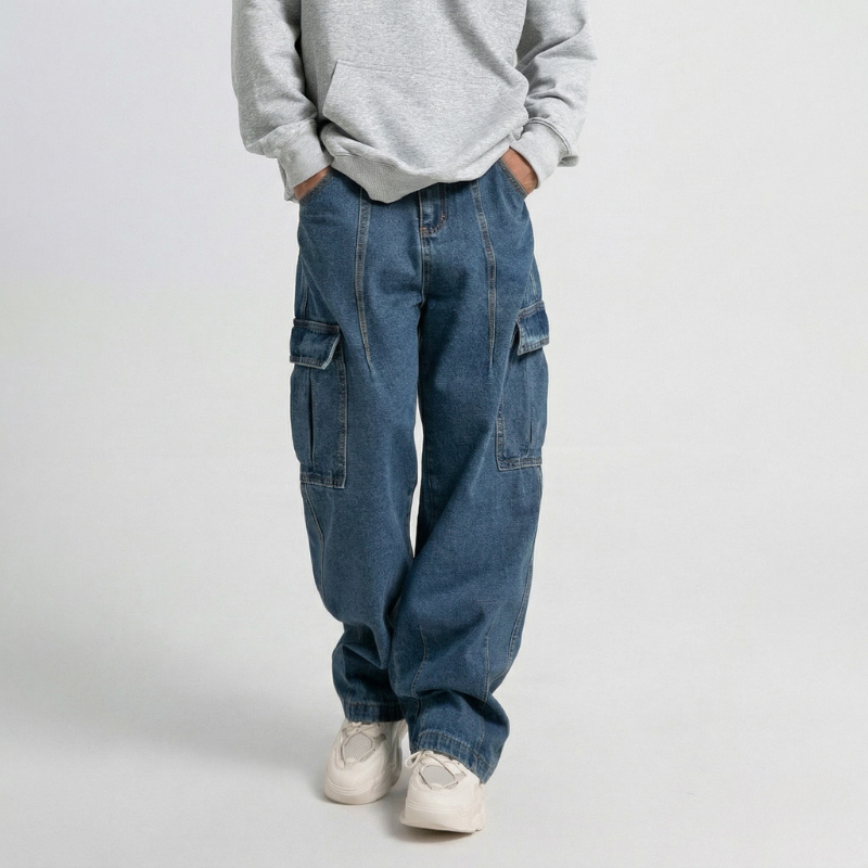 Trevon Cargo Denim Jeans