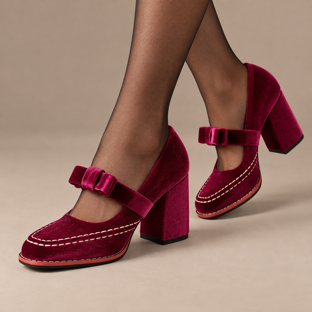 Soraya Square Toe Heels