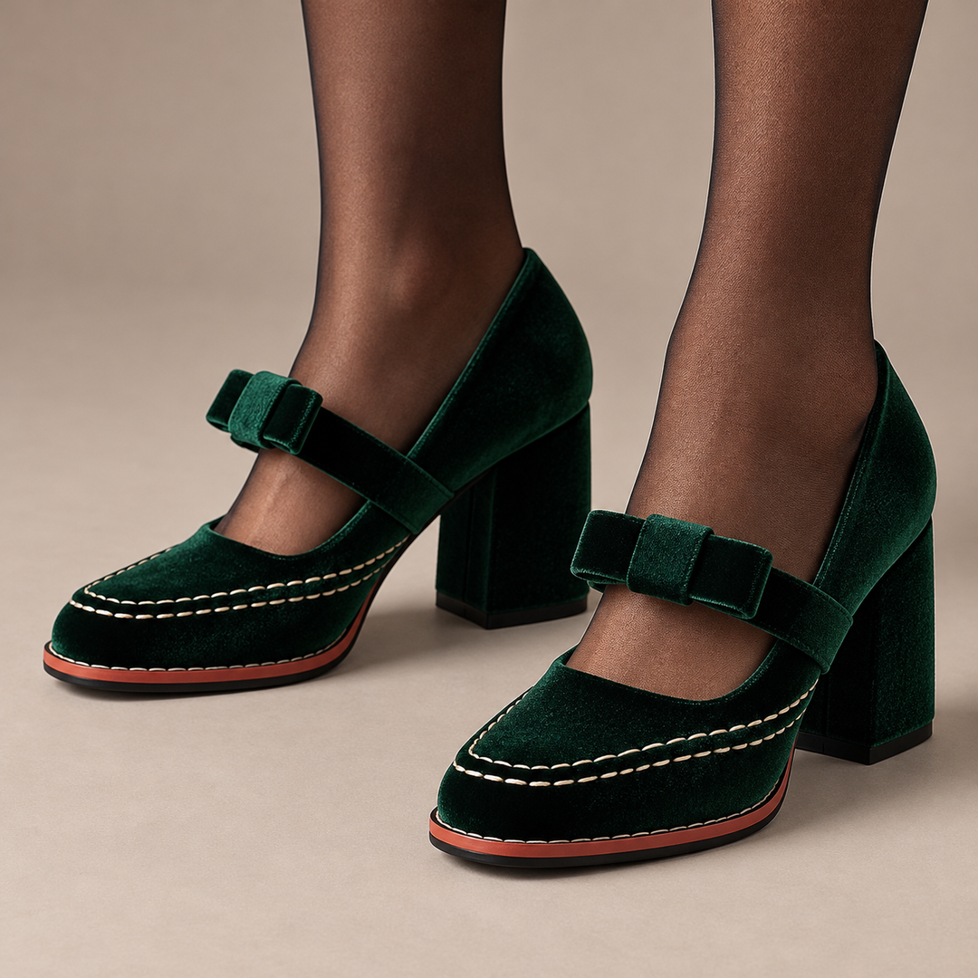 Soraya Square Toe Heels