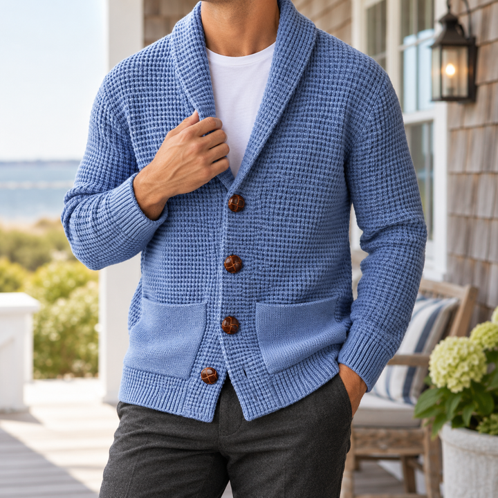 Hampton Shawl-Collar Cardigan