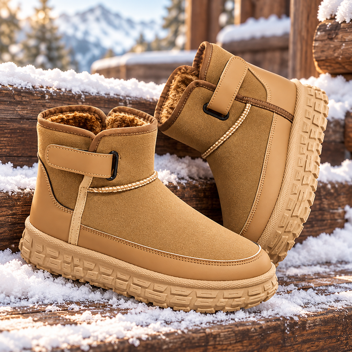 Dolomite Suede Strap Boots