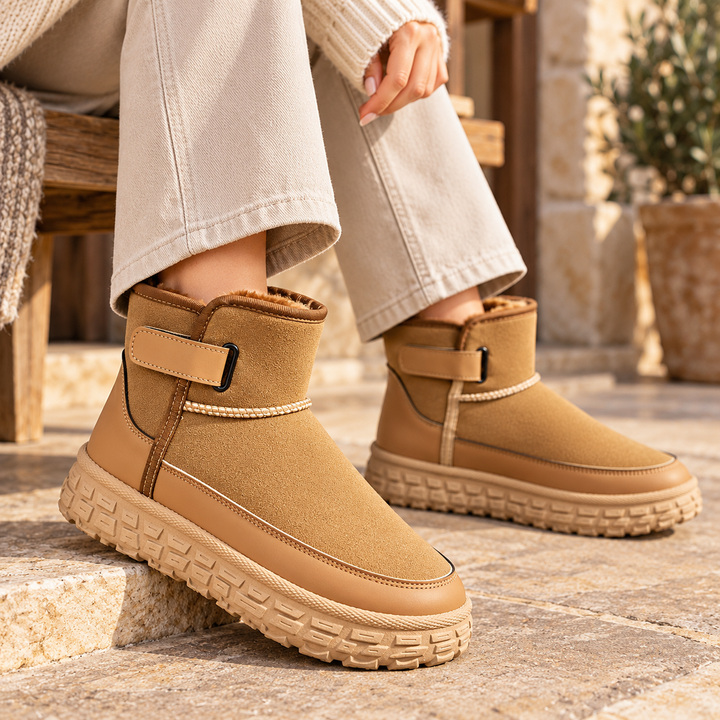 Dolomite Suede Strap Boots