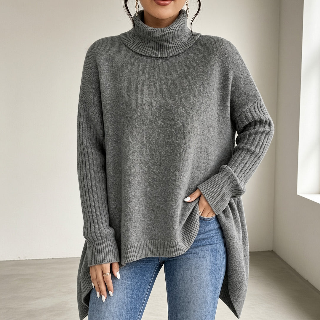 Yara Drape Turtleneck