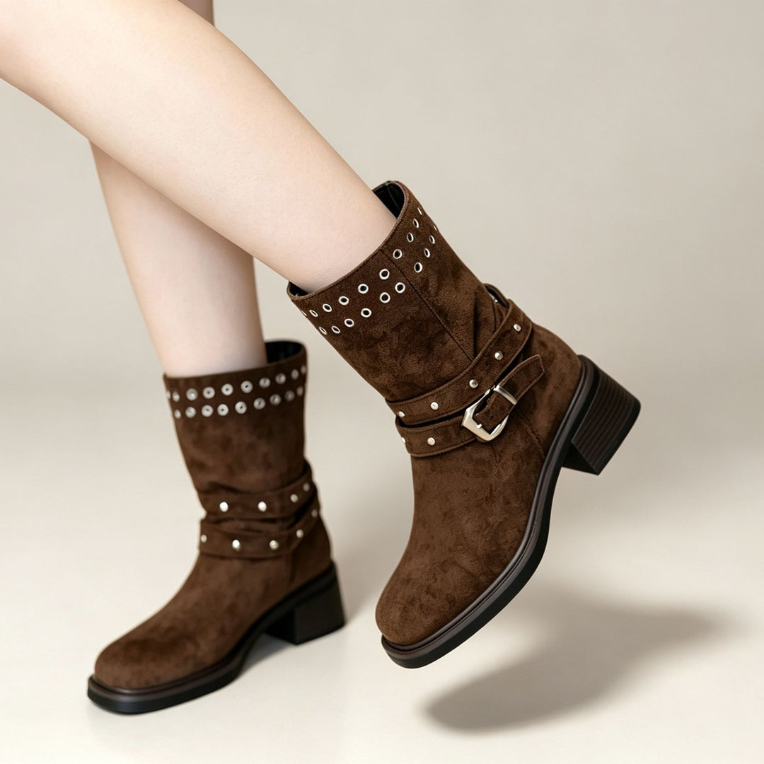 Darien Western Mid-Calf Boots