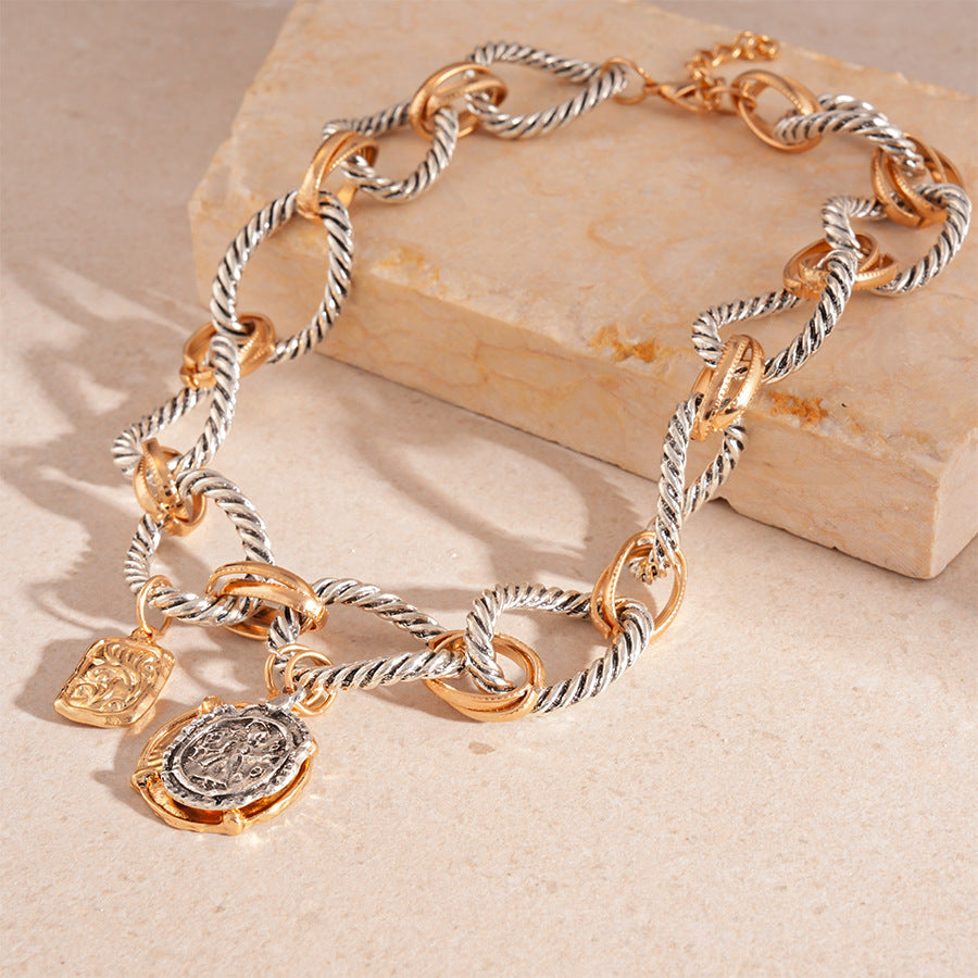 Ostia Medallion Necklace