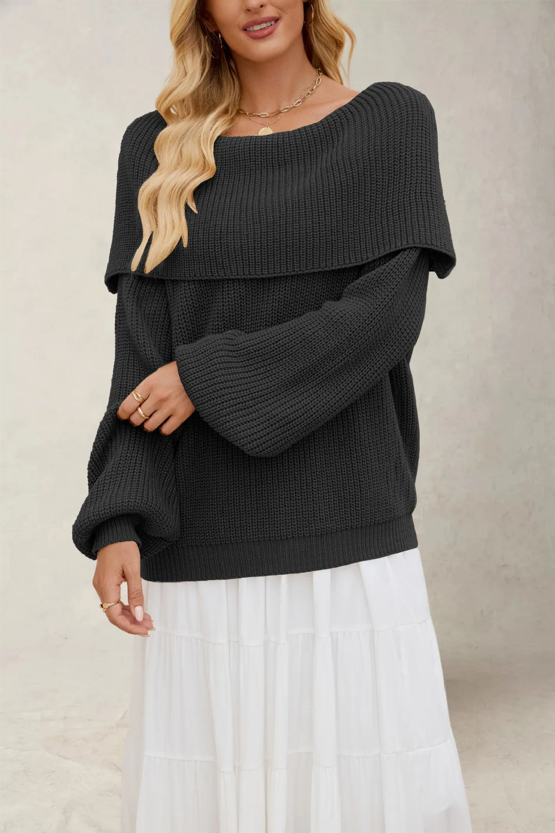 Onda Wide Collar Sweater