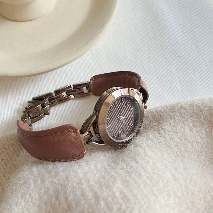 Luxury Vintage Rhinestone Quartz Watch