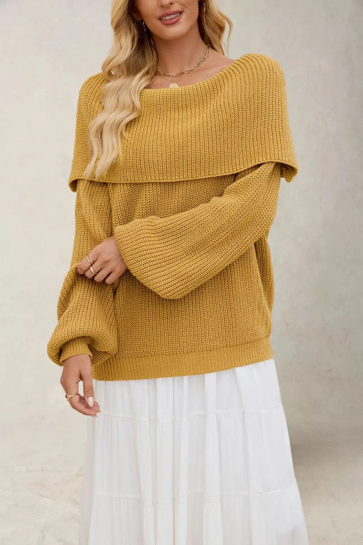 Onda Wide Collar Sweater