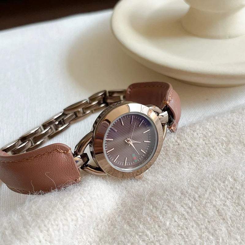 Luxury Vintage Rhinestone Quartz Watch