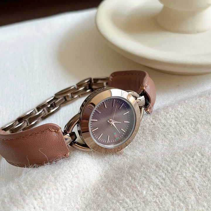 Luxury Vintage Rhinestone Quartz Watch