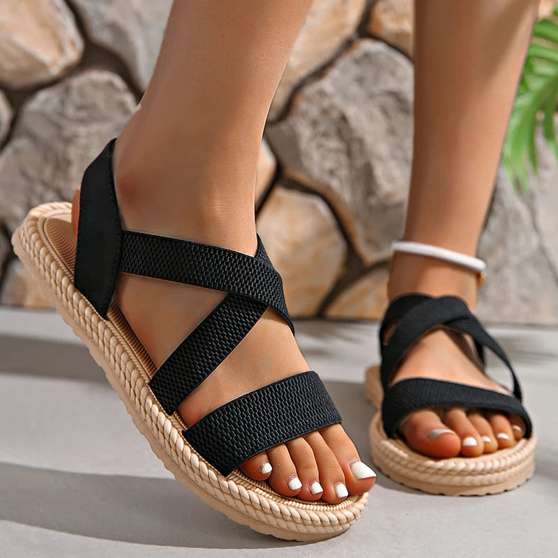 Serene Woven Sandals