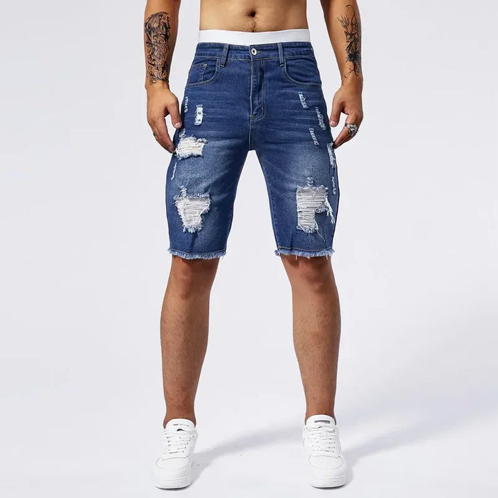Brayo Distressed Denim Shorts