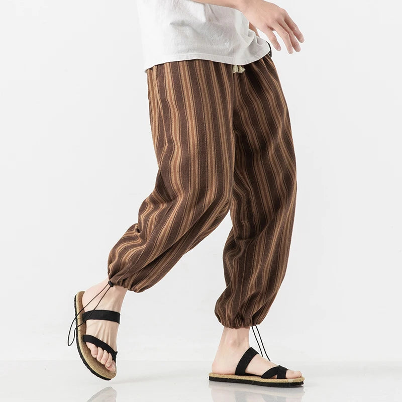 Nomad Striped Harem Pants