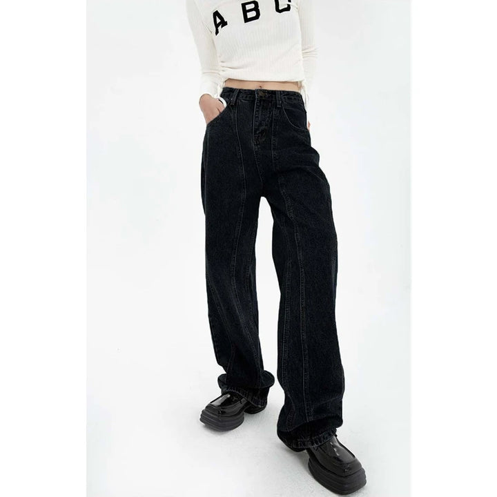 Retro 90s Wide-Leg Denim Jeans