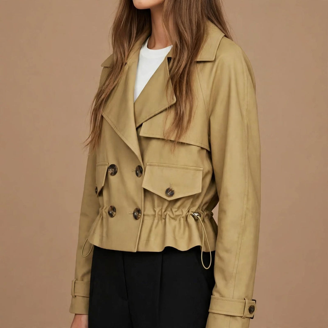 Annecy Cropped Trench Coat