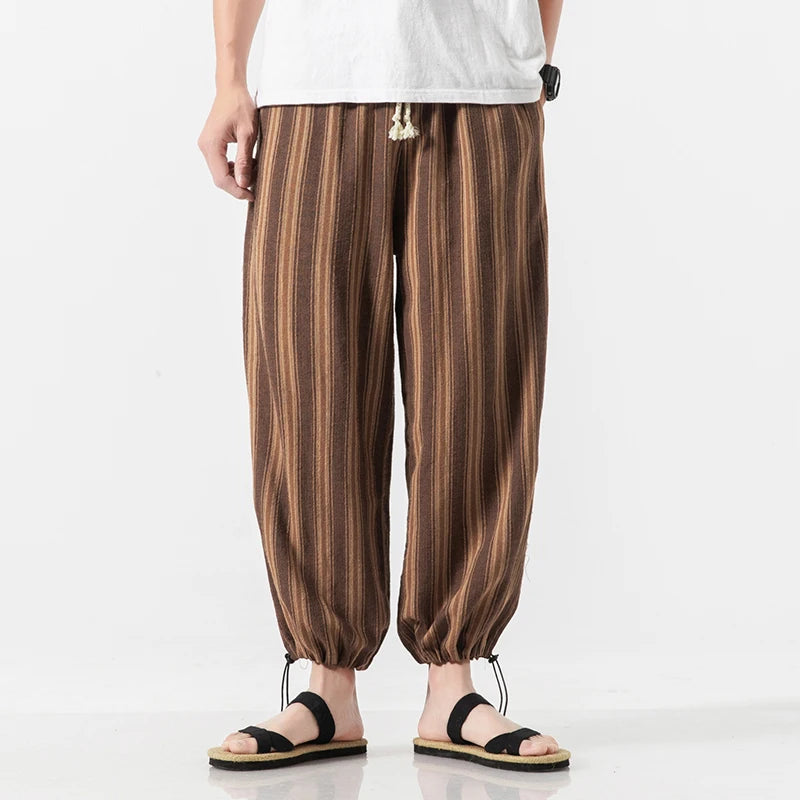 Nomad Striped Harem Pants