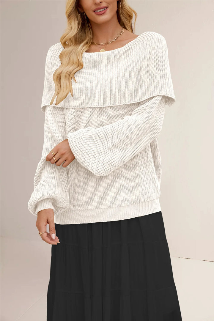 Onda Wide Collar Sweater
