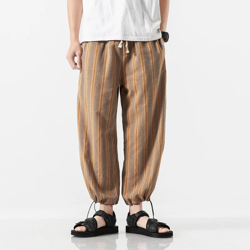 Nomad Striped Harem Pants