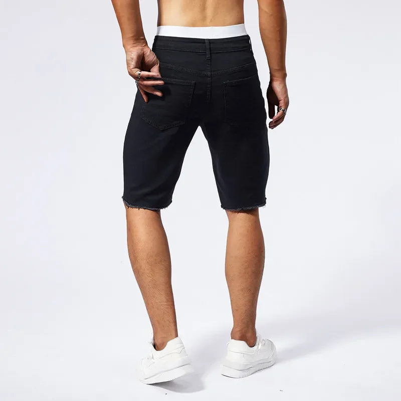 Brayo Distressed Denim Shorts