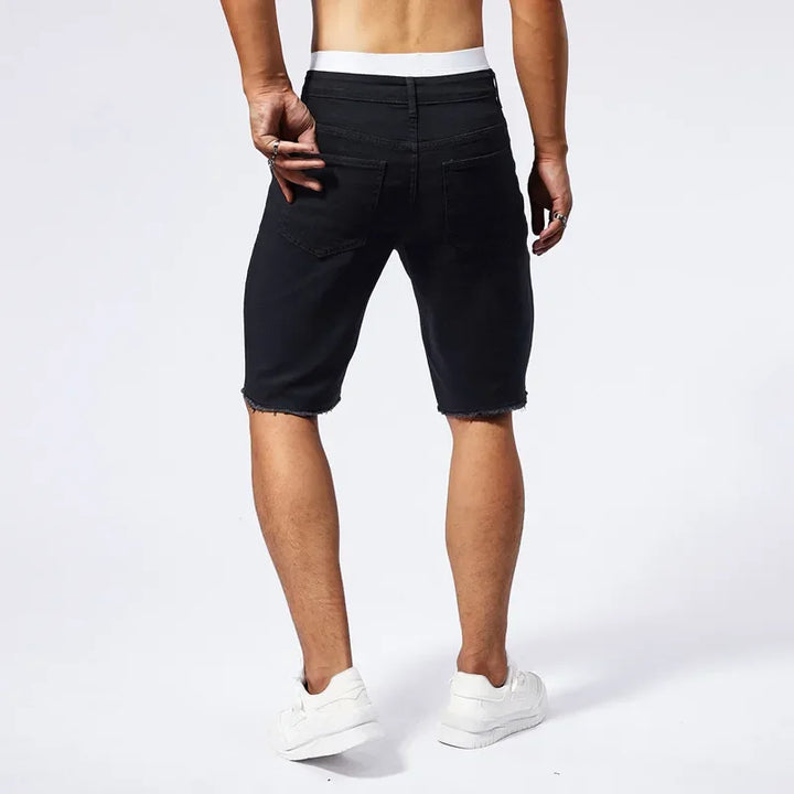 Brayo Distressed Denim Shorts